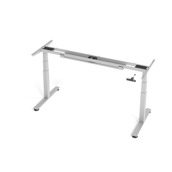4032062297414 - Schreibtischgestell VXDSM elektrisch höhenverstellbar 127cm (H) silber 4032062297414 Hammerbacher