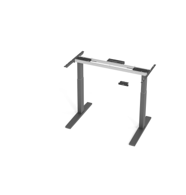 Sitz-Steh-Schreibtischgestell VXMKA VXMKA12G/G, elektrisch h&ouml;henverstellbar, 70-120cm (H), C-Fu&szlig;-Gestell, graphit

