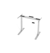 Schreibtischgestell VXMKA, elektrisch h&ouml;henverstellbar, 120cm (H), C-Fu&szlig;-Gestell, silber