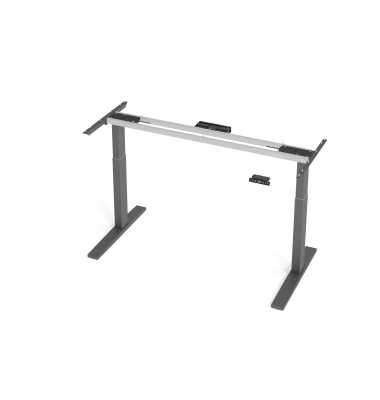 Schreibtischgestell VXMKA, elektrisch h&ouml;henverstellbar, 120cm (H), C-Fu&szlig;-Gestell, graphit