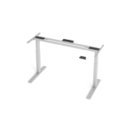 Schreibtischgestell VXMKA, elektrisch h&ouml;henverstellbar, 120cm (H), C-Fu&szlig;-Gestell, silber