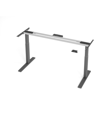 Schreibtischgestell VXMKA, elektrisch h&ouml;henverstellbar, 120cm (H), C-Fu&szlig;-Gestell, graphit