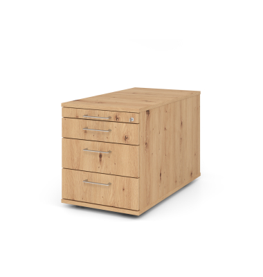 Rollcontainer 80cm,3Schub,Schloss BS Asteiche