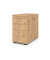 Standcontainer VSC50/R/R/BS VSC, asteiche, 5 Schubladen, Spanplatte, melaminbeschichtet, abschlie&szlig;bar