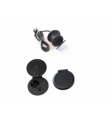 QI  Multi f&uuml;r -steckdose ELQI21, mit Bohrung