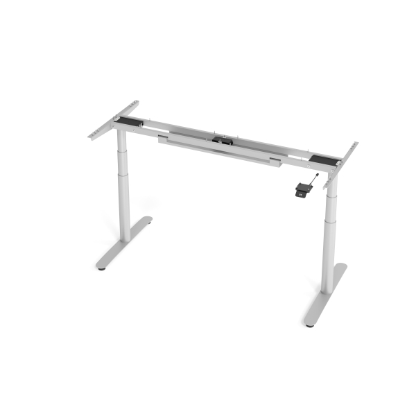 4032062304242 - Schreibtischgestell VXDLR elektrisch höhenverstellbar 127cm (H) silber 4032062304242 Hammerbacher