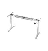 Schreibtischgestell VXDLR, elektrisch h&ouml;henverstellbar, 127cm (H), T-Fu&szlig;-Gestell, silber