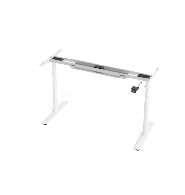 Schreibtischgestell VXDLR, elektrisch h&ouml;henverstellbar, 127cm (H), T-Fu&szlig;-Gestell, wei&szlig;