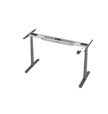 Schreibtischgestell VXDLR, elektrisch h&ouml;henverstellbar, 127cm (H), T-Fu&szlig;-Gestell, graphit