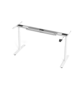 Schreibtischgestell VXDLR, elektrisch h&ouml;henverstellbar, 127cm (H), T-Fu&szlig;-Gestell, wei&szlig;