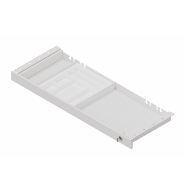 Unterbauschublade breit, Metall , wei&szlig;