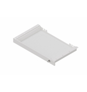 Unterbauschublade f&uuml;r Laptop, Metall, wei&szlig;