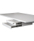 Unterbauschublade f&uuml;r Laptop, Metall, wei&szlig;