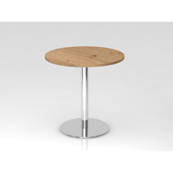 4032062304471 - Besprechungstisch VSTF 745cm (H) 80x80cm (BxT) Asteiche   chrom 4032062304471 Hammerbacher