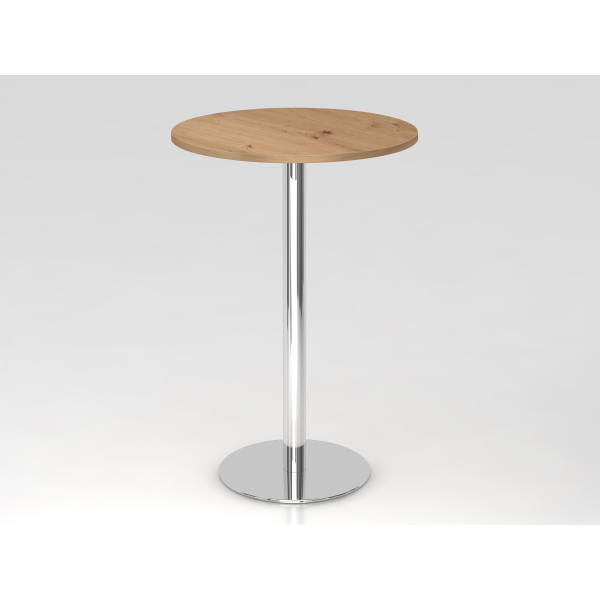 4032062304518 - Stehtisch VSTH 1116cm (H) 80x80cm (BxT) Asteiche   chrom 4032062304518 Hammerbacher