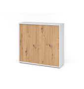 Schiebet&uuml;renschrank V1752/V1753 V1753S/W/R/BS, abschlie&szlig;bar, 3 OH