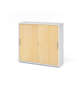 Schiebet&uuml;renschrank V1752/V1753 V1753S/W/3/CE, abschlie&szlig;bar, 3 OH