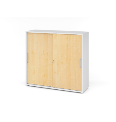 Schiebet&uuml;renschrank V1752/V1753 V1753S/W/3/RE, abschlie&szlig;bar, 3 OH