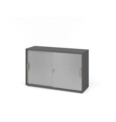 Schiebet&uuml;renschrank V1752/V1753 V1752S/G/S/SG, abschlie&szlig;bar, 2 OH