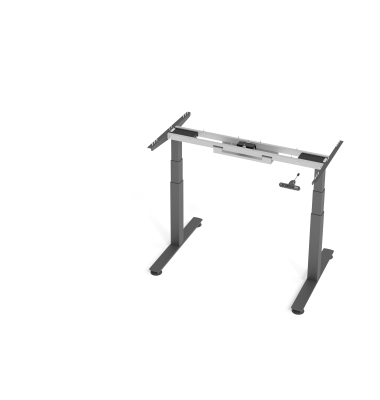 Schreibtischgestell VXDSM, elektrisch h&ouml;henverstellbar, 127cm (H), T-Fu&szlig;-Gestell, graphit