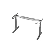 Sitz-Steh-Schreibtischgestell VXDSM VXDSM16G/G, elektrisch h&ouml;henverstellbar, 63-127cm (H), T-Fu&szlig;-Gestell, graphit
