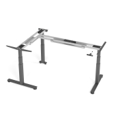 Sitz-Steh-Schreibtischgestell VXDSM VXDSM82G/G, elektrisch h&ouml;henverstellbar, 63-127cm (H), T-Fu&szlig;-Gestell, graphit
