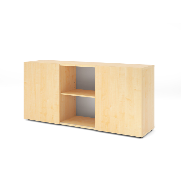 4032062309568 - Sideboard 2OH mit Schiebetüren AhornAhorn 4032062309568 Hammerbacher