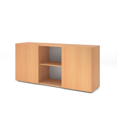 Sideboard 2OH mit Schiebet&uuml;ren BucheBuche