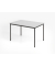 Besprechungstisch V-Serie, 72cm (H), 120x80cm (BxT), 4 Personen, rechteckig, grau / schwarz