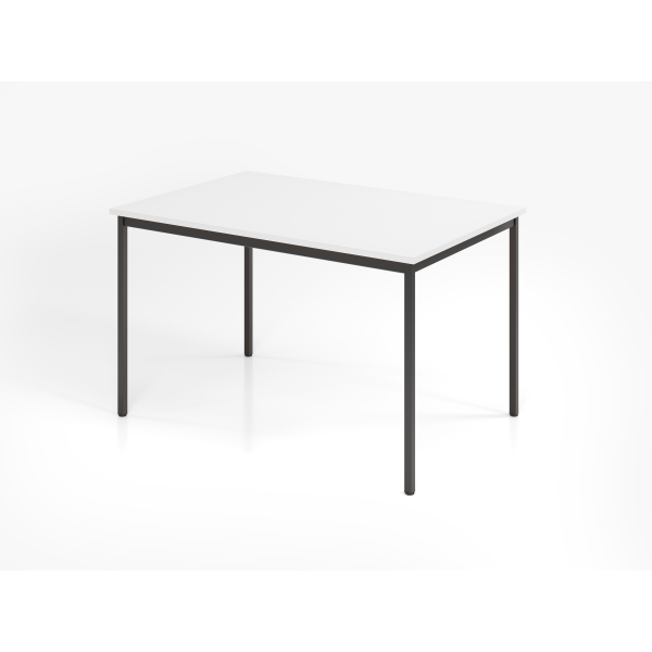 4032062309773 - Besprechungstisch VVS 72cm (H) 120x80cm (BxT) Weiß   schwarz 4032062309773 Hammerbacher