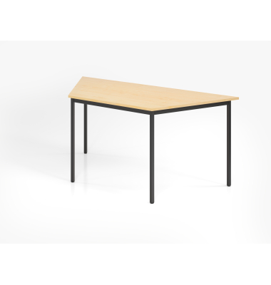 Besprechungstisch VVS, 72cm (H), 160x69cm (BxT), ahorn / schwarz