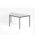 Besprechungstisch V-Serie, 72cm (H), 160x69cm (BxT), 6 Personen, Trapezform, grau / schwarz