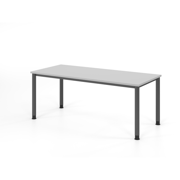 4032062310724 - Schreibtisch VHS manuell höhenverstellbar 81cm (H) 180x80cm (BxT) Grau   graphit 4032062310724 Hammerbacher