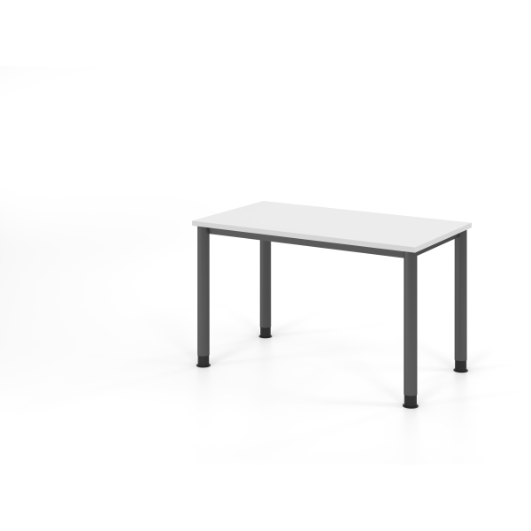 4032062310953 - Schreibtisch VHS manuell höhenverstellbar 81cm (H) 120x672cm (BxT) Weiß   graphit 4032062310953 Hammerbacher