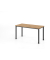 Schreibtisch VHS, manuell h&ouml;henverstellbar, 81cm (H), 140x67,2cm (BxT), asteiche / graphit