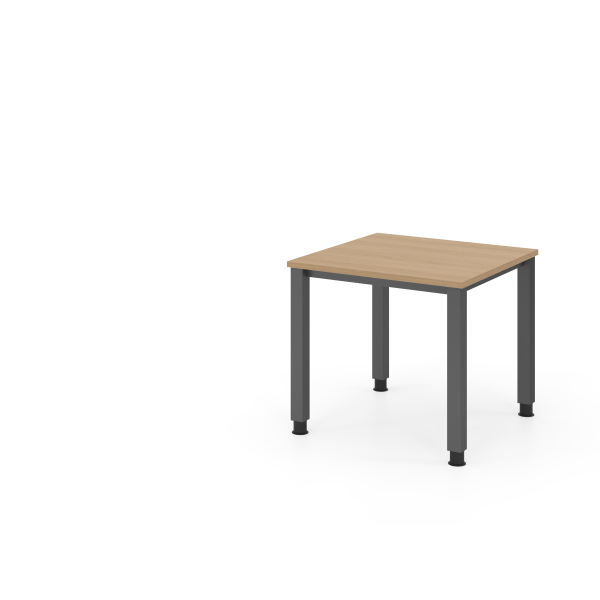 4032062311011 - Schreibtisch VQS manuell höhenverstellbar 81cm (H) 80x80cm (BxT) Eiche   graphit 4032062311011 Hammerbacher
