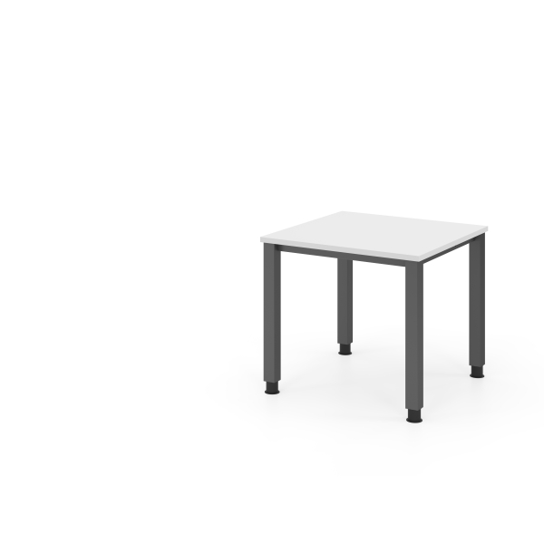 4032062311042 - Schreibtisch VQS manuell höhenverstellbar 81cm (H) 80x80cm (BxT) Weiß   graphit 4032062311042 Hammerbacher