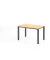 Schreibtisch VQS, manuell h&ouml;henverstellbar, 81cm (H), 120x80cm (BxT), ahorn / graphit