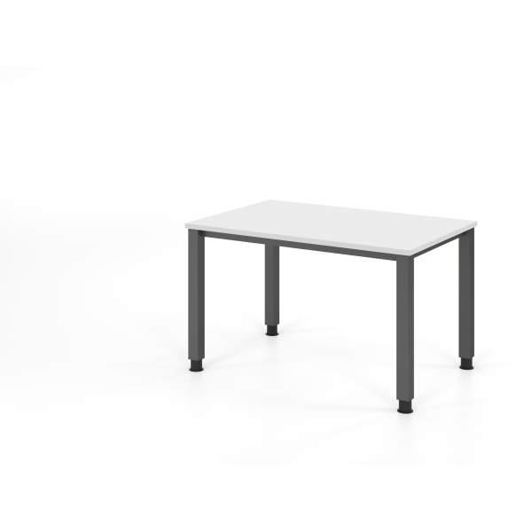 4032062311110 - Schreibtisch VQS manuell höhenverstellbar 81cm (H) 120x80cm (BxT) Weiß   graphit 4032062311110 Hammerbacher