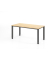 Schreibtisch VQS, manuell h&ouml;henverstellbar, 81cm (H), 160x80cm (BxT), ahorn / graphit