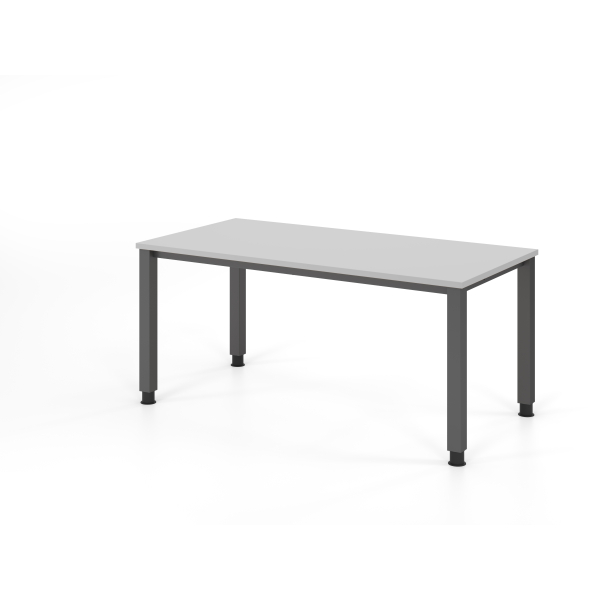 4032062311134 - Schreibtisch VQS manuell höhenverstellbar 81cm (H) 160x80cm (BxT) Grau   graphit 4032062311134 Hammerbacher