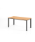 Schreibtisch VQS, manuell h&ouml;henverstellbar, 81cm (H), 160x80cm (BxT), buche / graphit