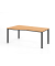 Schreibtisch VQS, manuell h&ouml;henverstellbar, 81cm (H), 180x100cm (BxT), buche / graphit