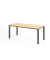 Schreibtisch VQS, manuell h&ouml;henverstellbar, 81cm (H), 180x80cm (BxT), ahorn / graphit