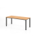 Schreibtisch VQS, manuell h&ouml;henverstellbar, 81cm (H), 180x80cm (BxT), buche / graphit