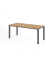 Schreibtisch VQS, manuell h&ouml;henverstellbar, 81cm (H), 180x80cm (BxT), asteiche / graphit