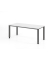Schreibtisch VQS, manuell h&ouml;henverstellbar, 81cm (H), 180x80cm (BxT), wei&szlig; / graphit