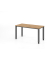 Schreibtisch VQS, manuell h&ouml;henverstellbar, 81cm (H), 140x67,2cm (BxT), asteiche / graphit
