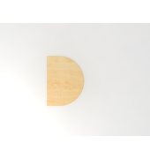 Anbautisch mit STF 60x80cm AhornGraphit