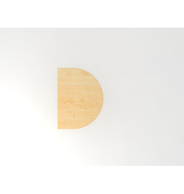 Anbautisch mit STF 60x80cm AhornGraphit